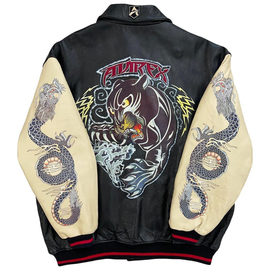 Avirex Leather Varsity Jacket