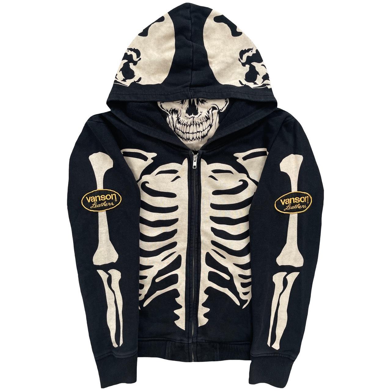 Vanson Skeleton Hoodie