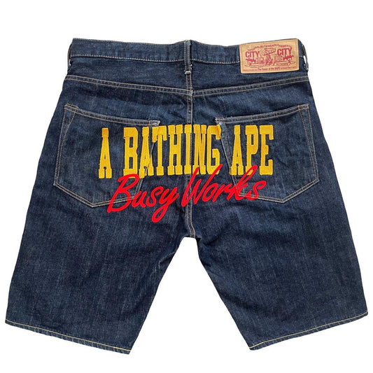 Bape Denim Shorts