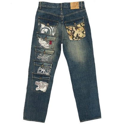 Karakuri Tamashii Multipocket Jeans