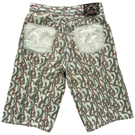 Evisu Tribal Camo Shorts