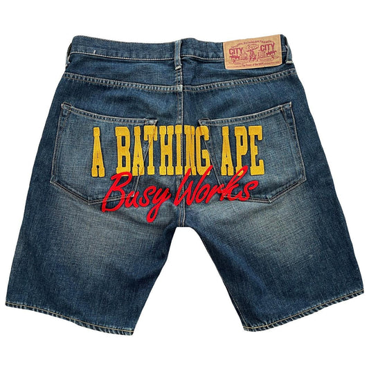 Bape Denim Shorts