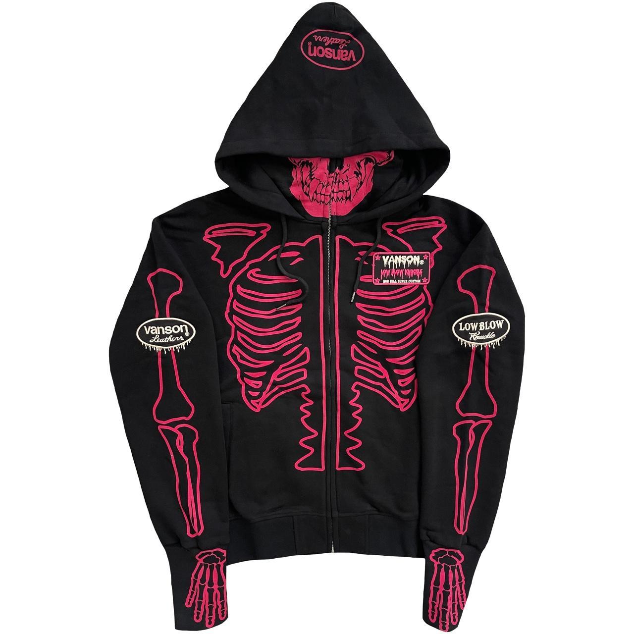 Vanson Skeleton Hoodie