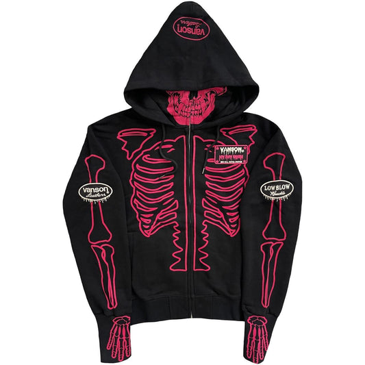 Vanson Skeleton Hoodie