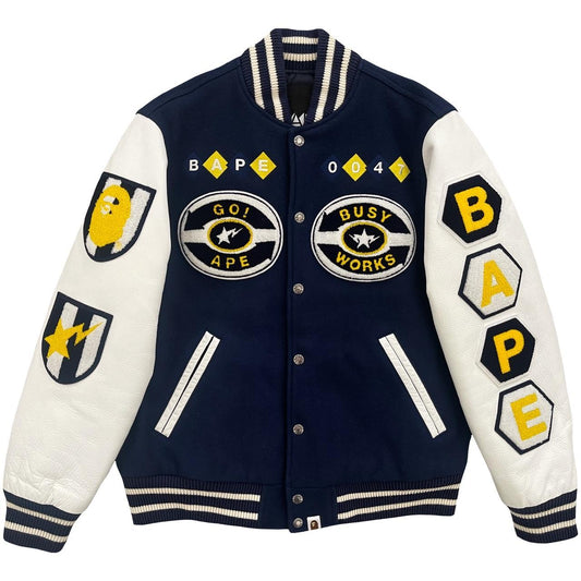 Bape Busy Works 07 Varsity Jacket