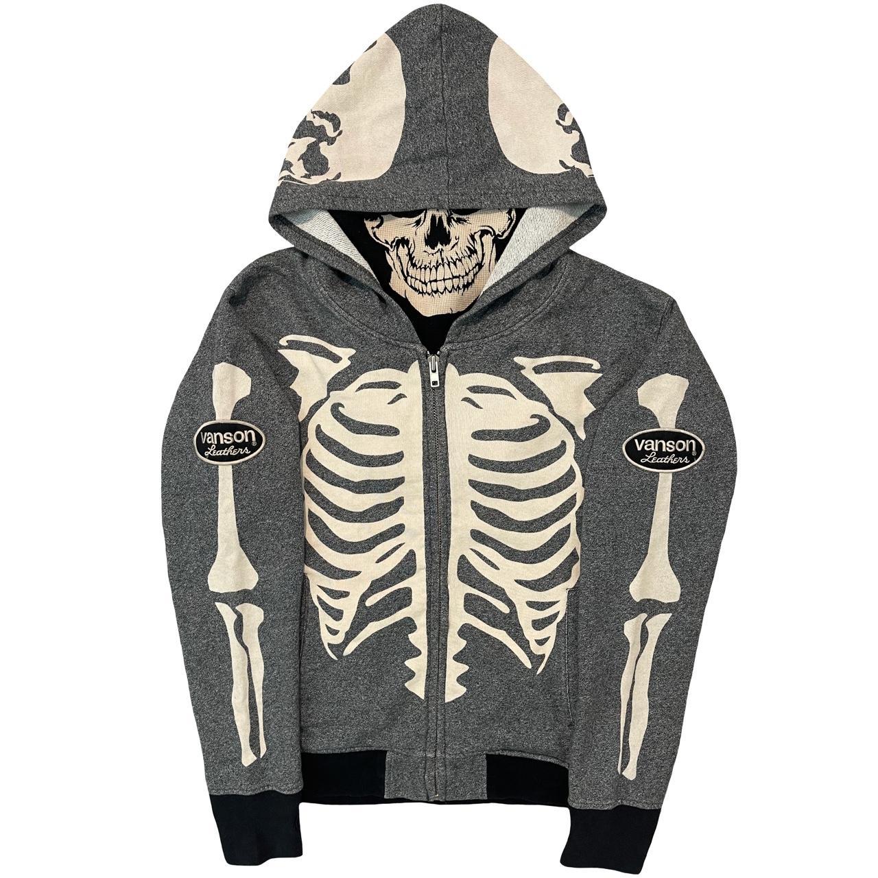 Vanson Skeleton Hoodie