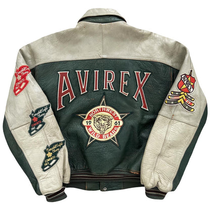 Avirex Leather Varsity Jacket