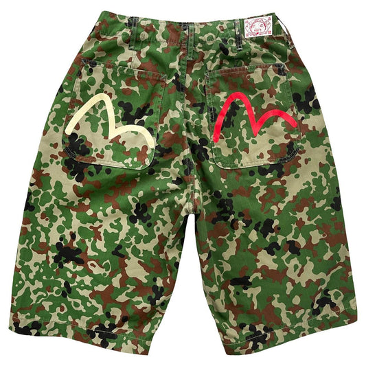 Evisu Camo Shorts