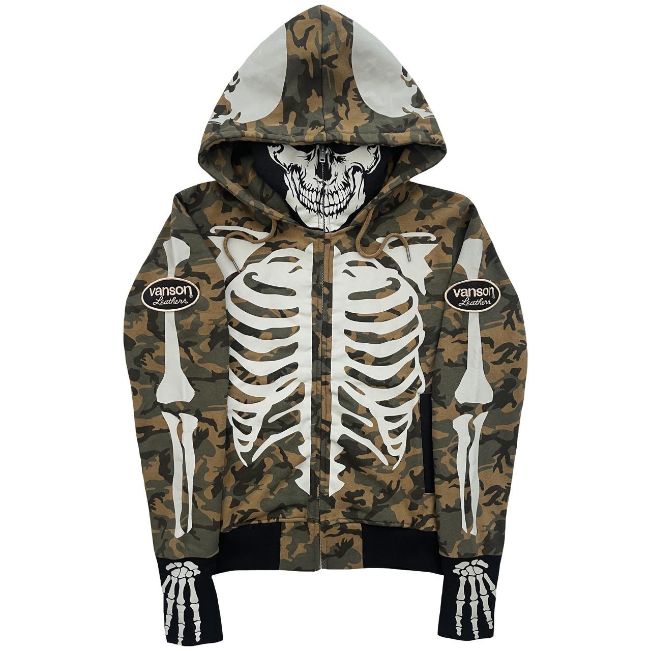 Vanson Skeleton Hoodie